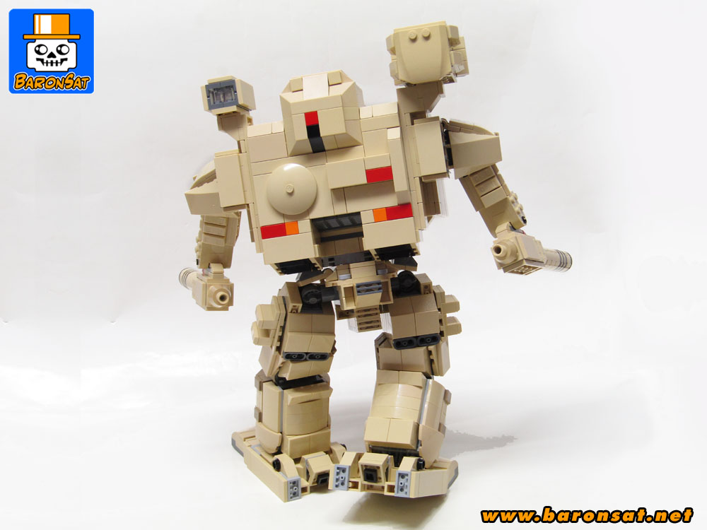 MBR-04 Tomahawk Mech Battloid Destroid Back View